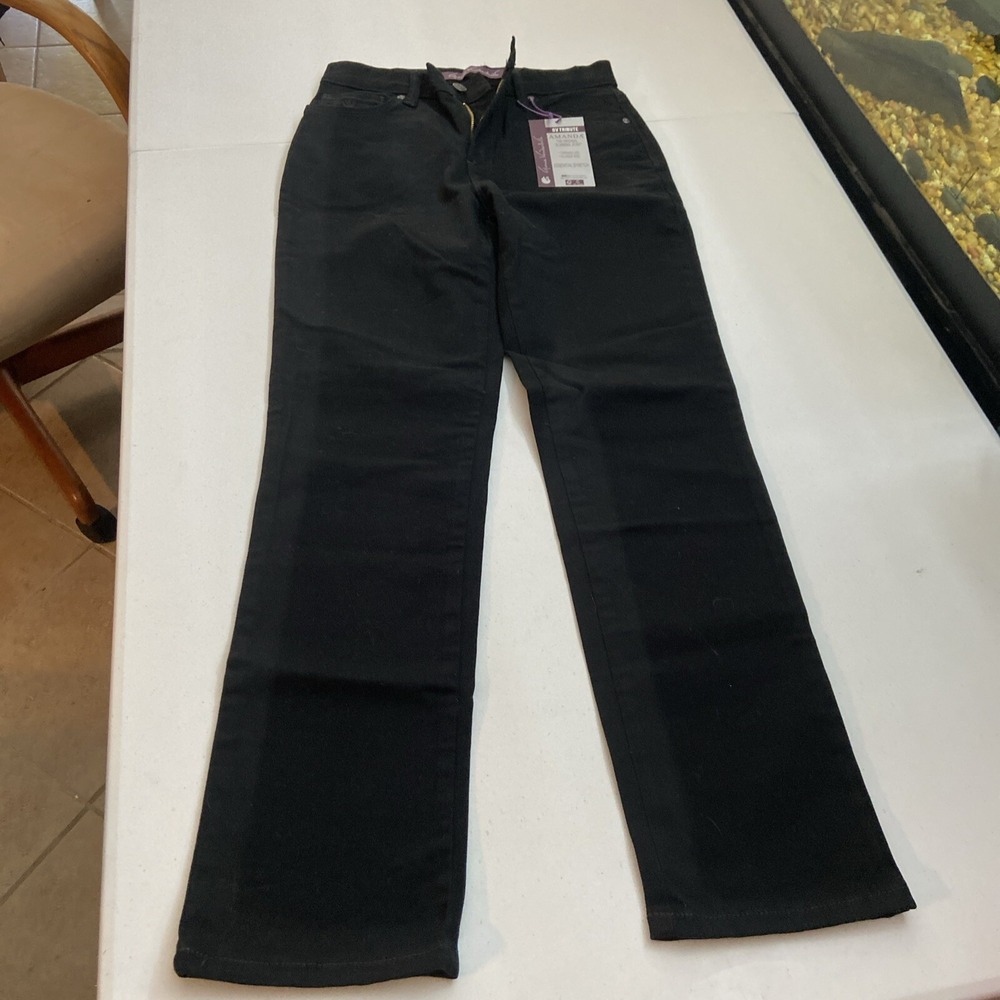 gloria vanderbilt amanda‎ jeans 4p Black Women's